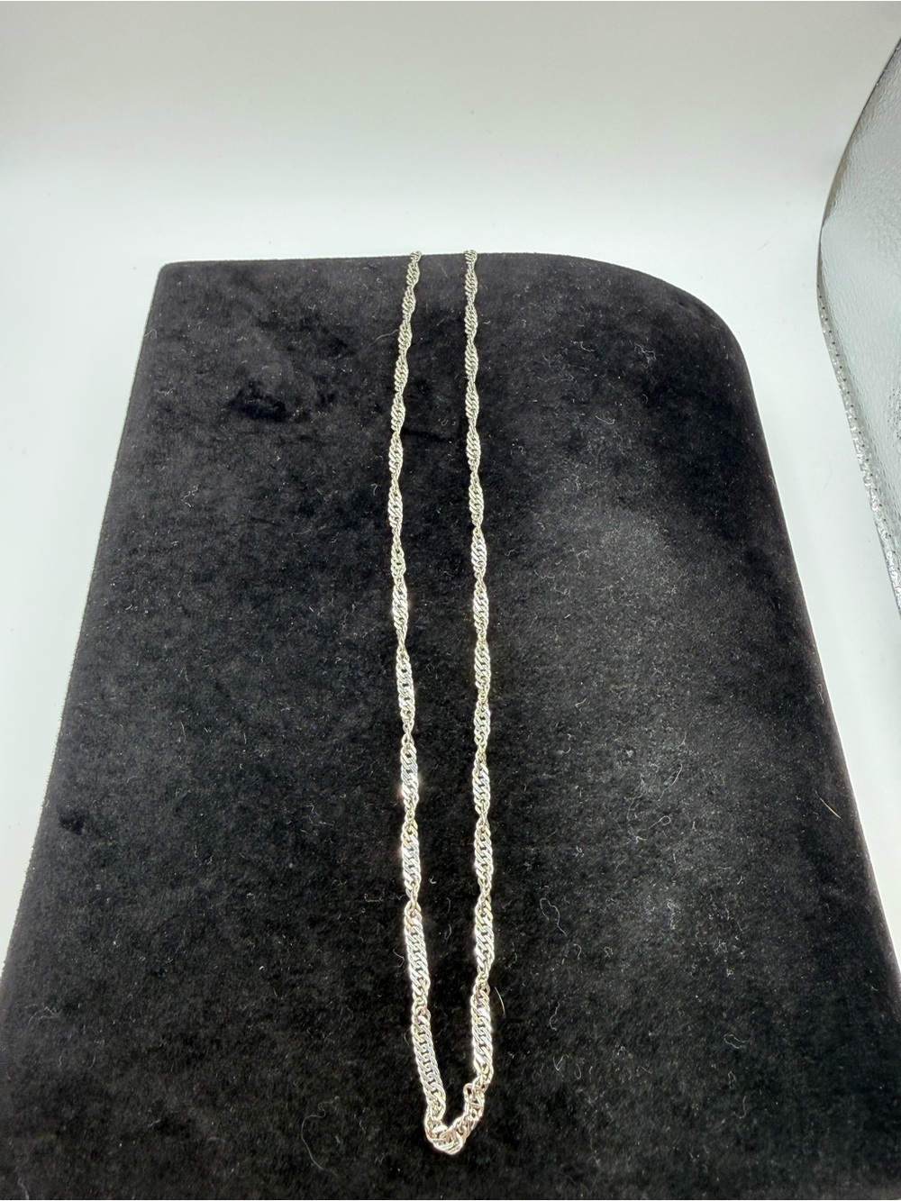 Italy 925 Sterling Silver Diamond Cut Rope Chain Necklace 19.5” 6.23g